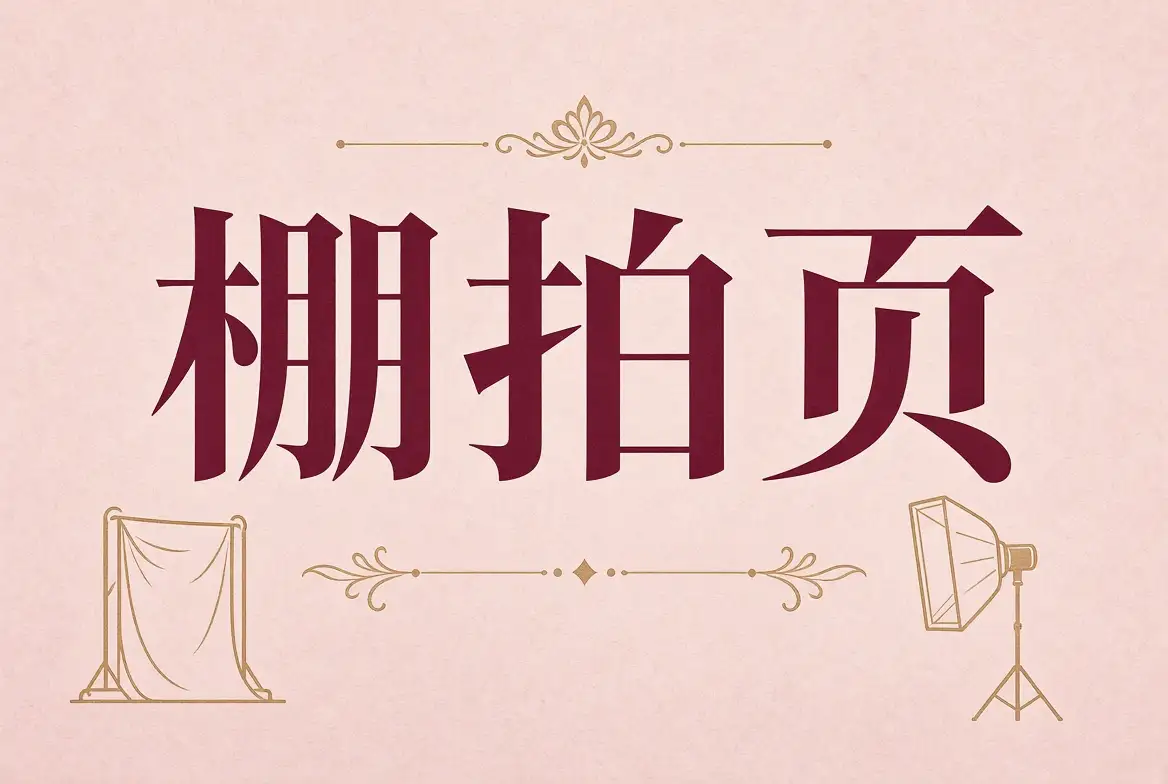 棚拍现场纪录